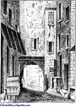 North Gate of the Jewry at Carpentras. (From the " Revue des Etudes Juives) --www.jewishencyclopedia.com